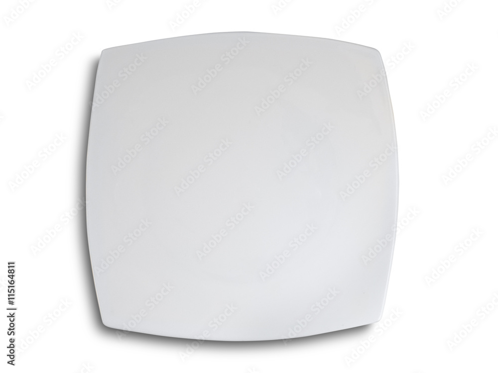 Empty dinner plate. Empty dinner plate.