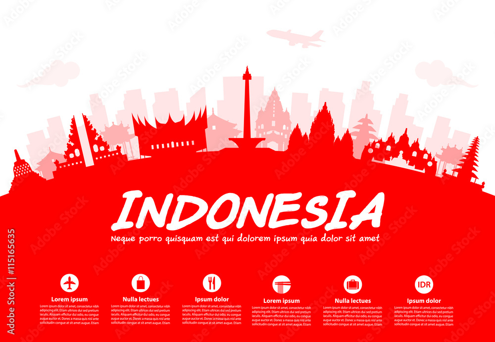Indonesia Travel Landmarks. Indonesia Travel Landmarks.
