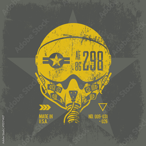 american air force grunge effect