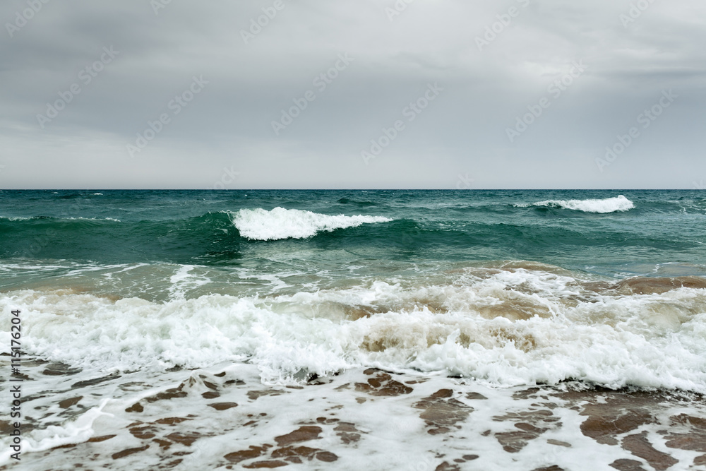 Atlantic Ocean waves