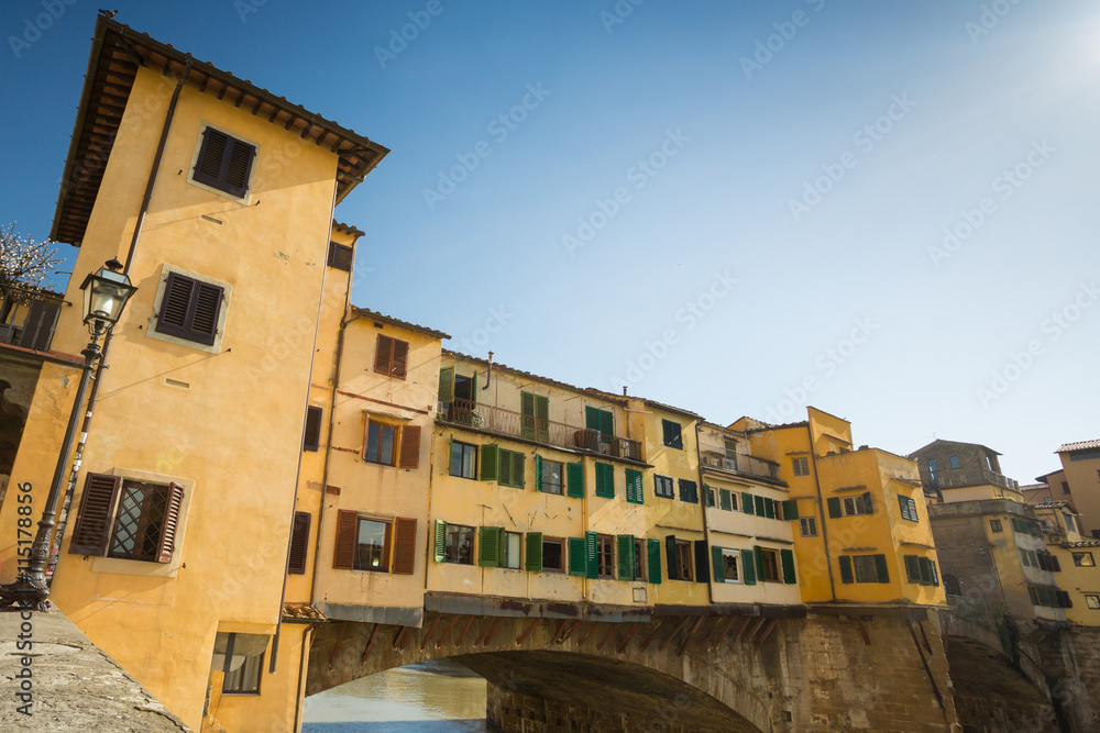The Ponte Vecchio in Florence, Italy
