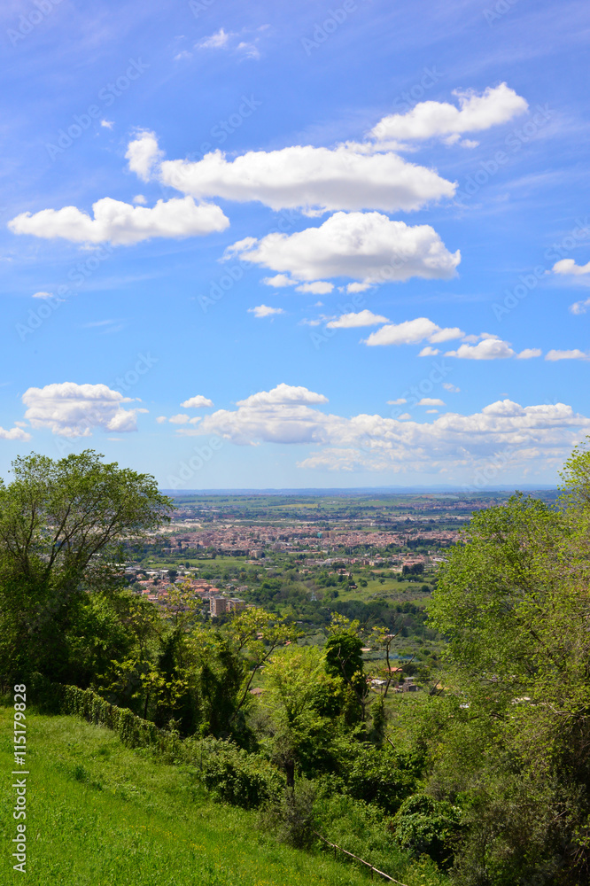 Tivoli (Lazio), Italy - A visit in the historical and artistic town in province of Rome, Lazio region, central italy. In this picture: landscape from Tivoli
