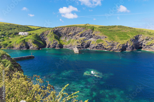 Popular Port Issac Atlantic ocean coast, Cornwall, England, Unit © AnnaMoskvina