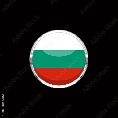 Free Download Vector flat style Republic of Bulgaria state flag. Official design of bulgarian flag. Symbol with three horizontal stripes. Independence day, holiday, web site button. banner template, add your text - GFXLoad