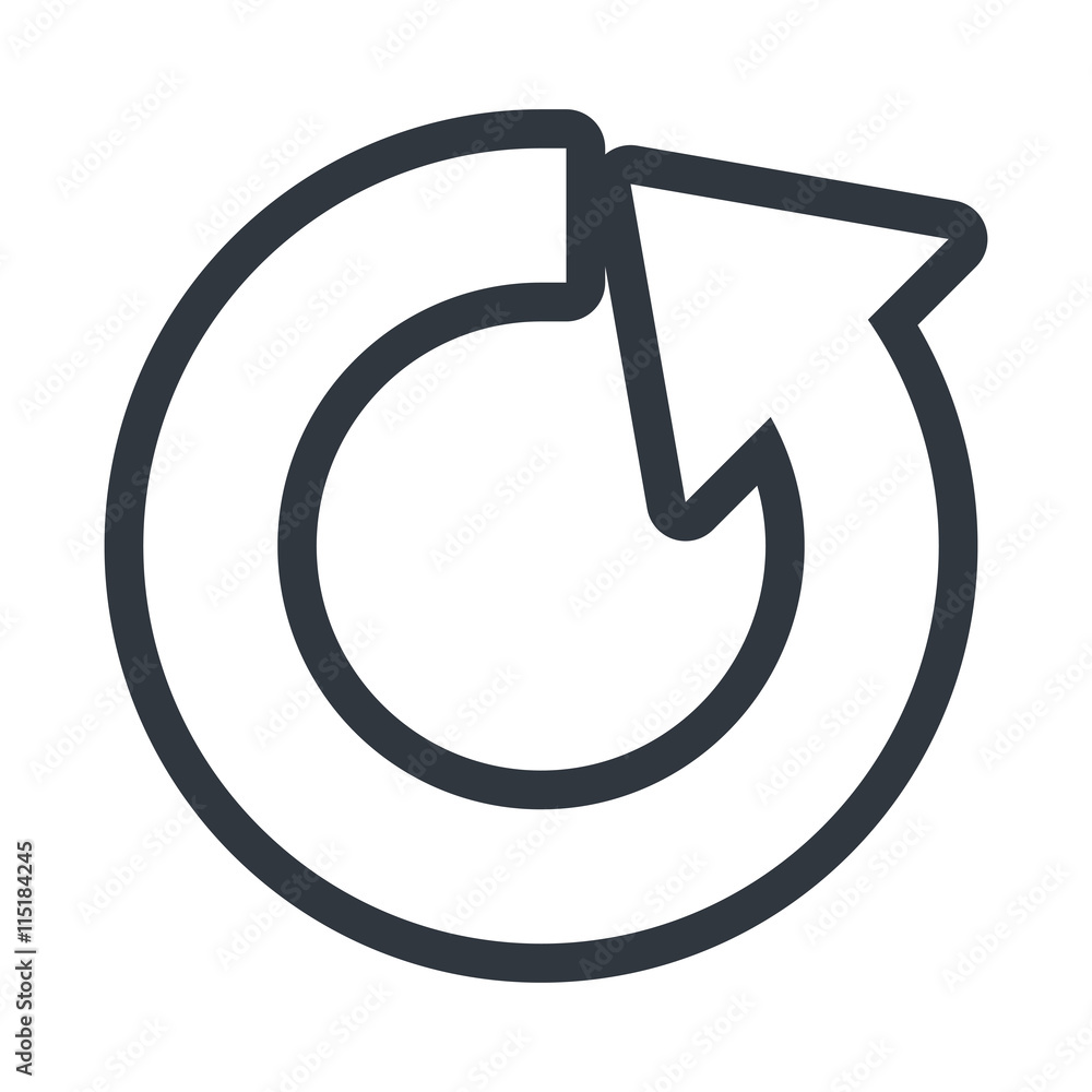 Arrow in black and white isolated icon, vector illustration. Arrow in black and white isolated icon, vector illustration.