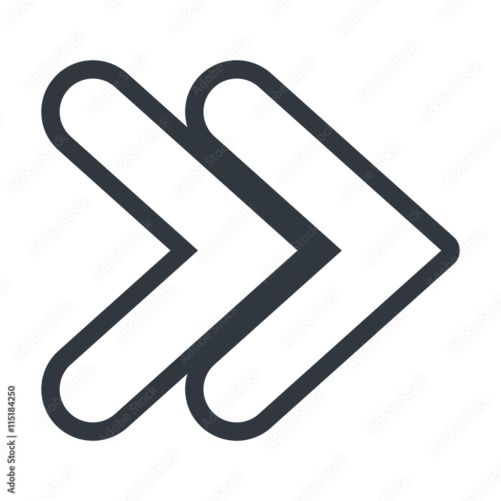 Arrow in black and white isolated icon, vector illustration. Arrow in black and white isolated icon, vector illustration.