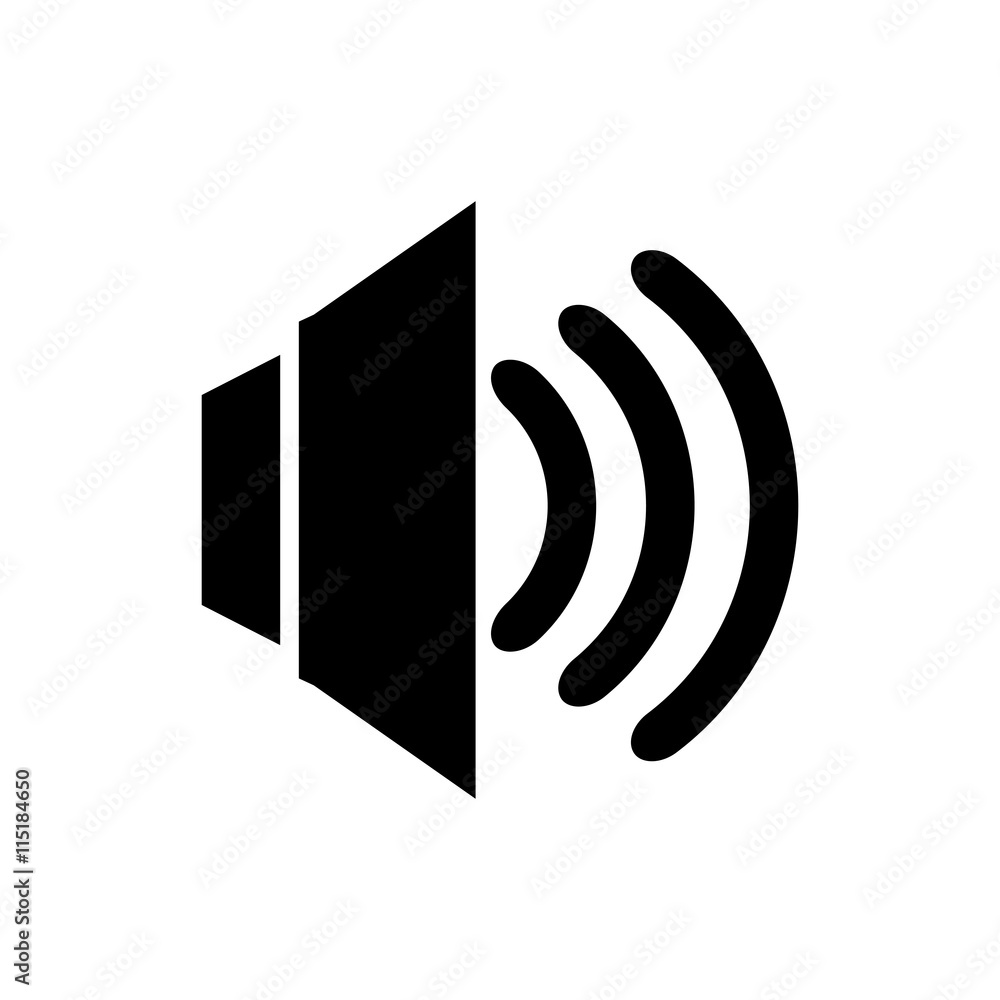 Volume audio isolated flat icon, vector illustration graphic design. Volume audio isolated flat icon, vector illustration graphic design.
