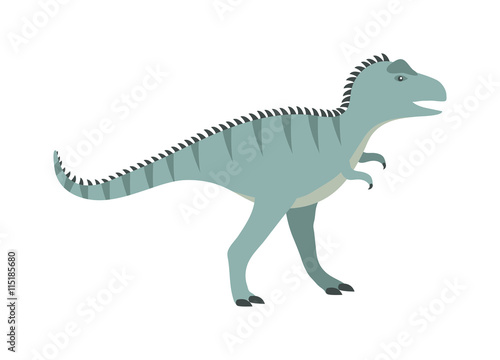 Dinosaur cartoon vector illustration. Cartoon dinosaurs cute monster funny animal and prehistoric character cartoon dinosaur. Cartoon comic tyrannosaurus fantasy dinosaur © Vectorvstocker