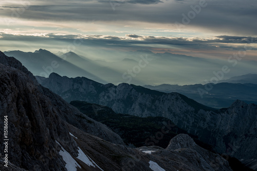 Beautiful views of Triglav National Park - Julian Alps, Slovenia