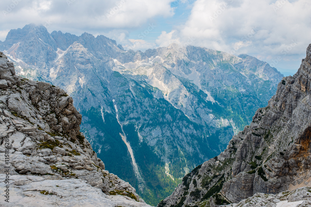 Beautiful views of Triglav National Park - Julian Alps, Slovenia