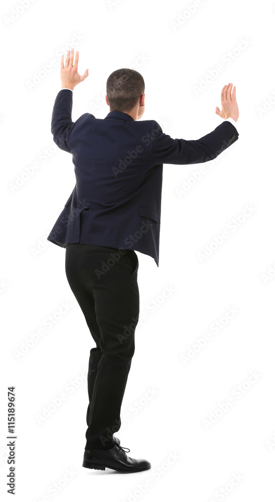 Businessman, isolated on white Businessman, isolated on white