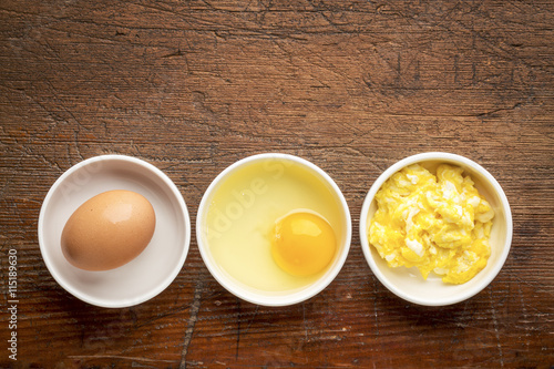 scrambled egg abstract