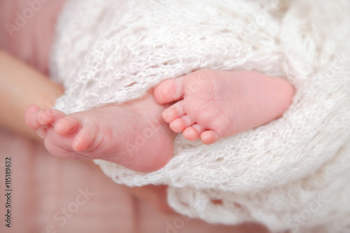 Baby heels, newborn girl
