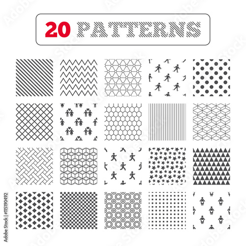 Women pregnancy icon. Human running symbol.