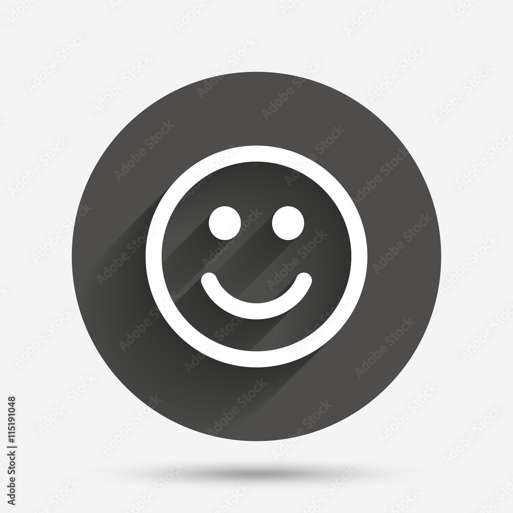 Smile icon. Happy face symbol. Smile icon. Happy face symbol.