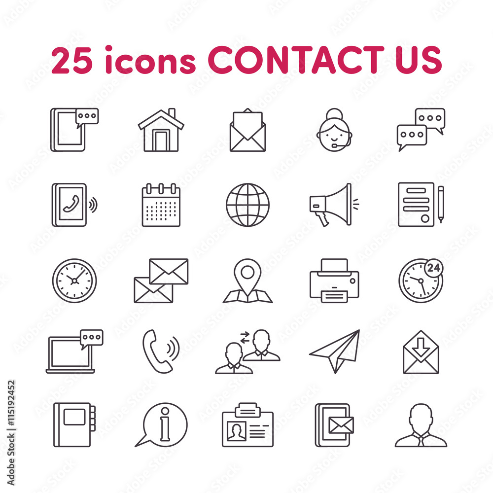 Icons contact us Icons contact us