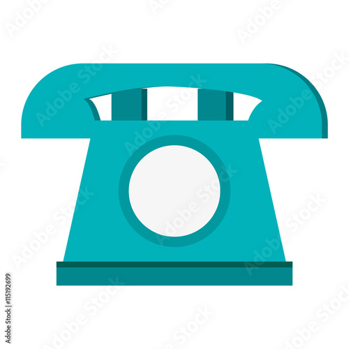 classic rotary telephone icon