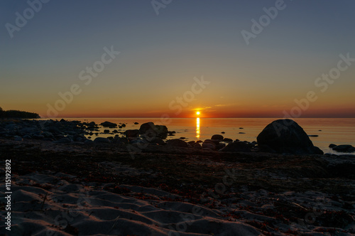 Sunset in the Baltic Sea