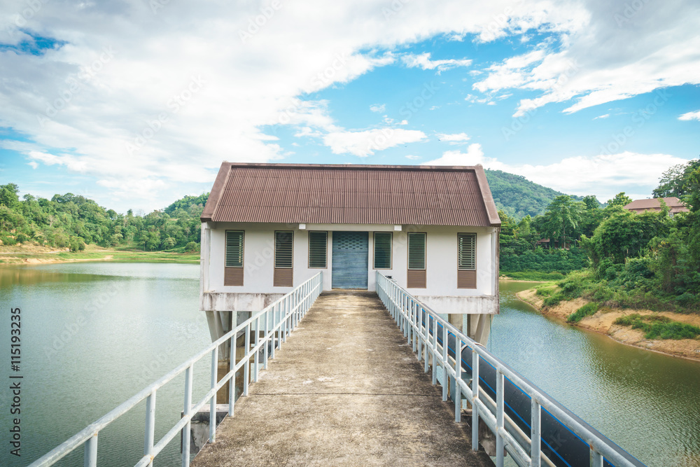 Fototapeta premium Water pump station