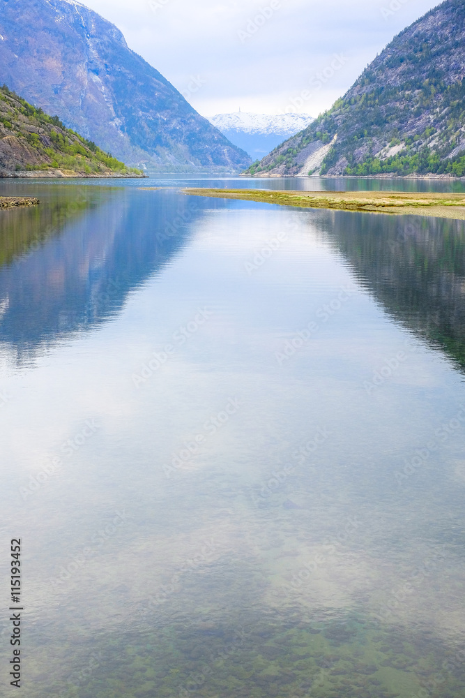 Panorama fjord, norway