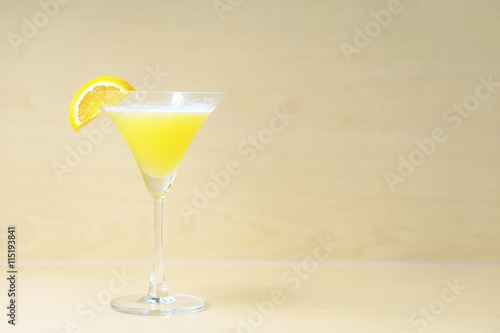 Classic passion tequila cocktail