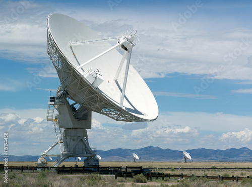 VLA (Very Large Array) - a group of radio telescopes in New Mexico (USA) photo