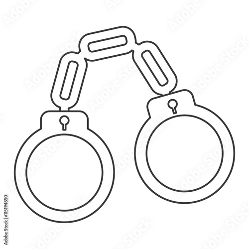 chain handcuffs icon