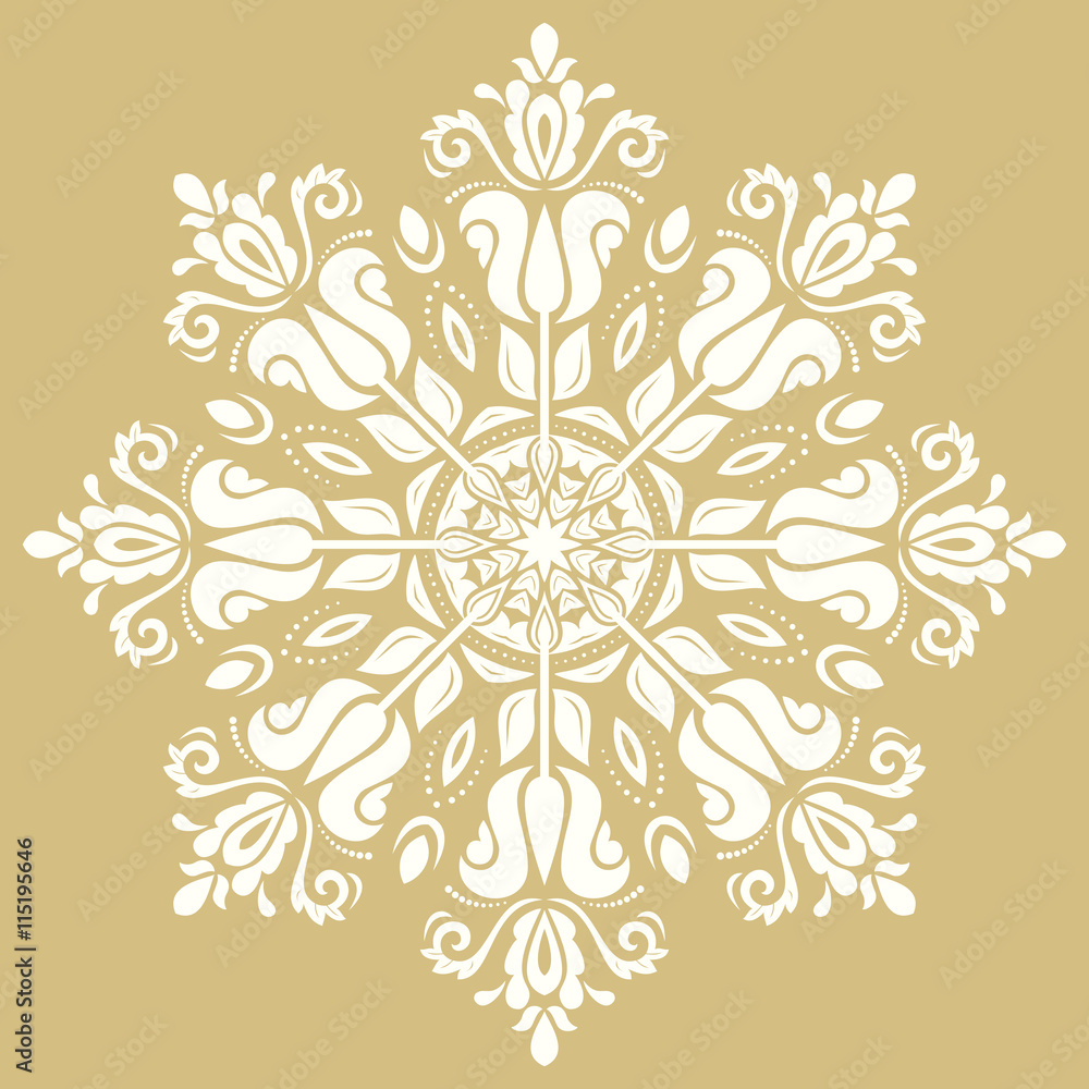 Elegant Ornament in the Style of Barogue Elegant Ornament in the Style of Barogue