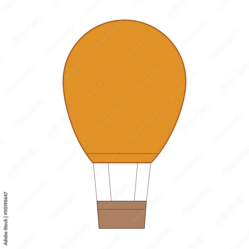 Hot air balloon icon Hot air balloon icon