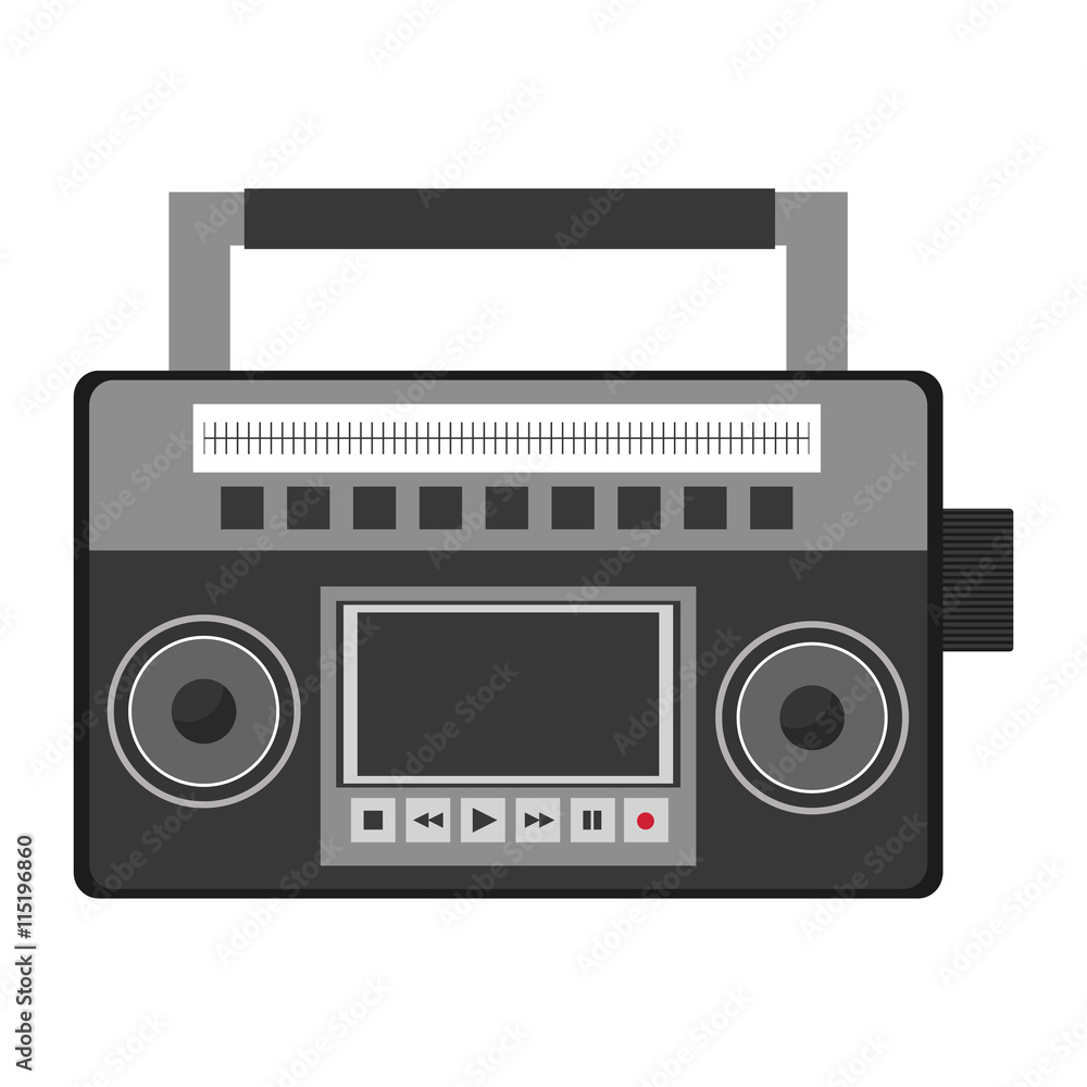classic boom box icon