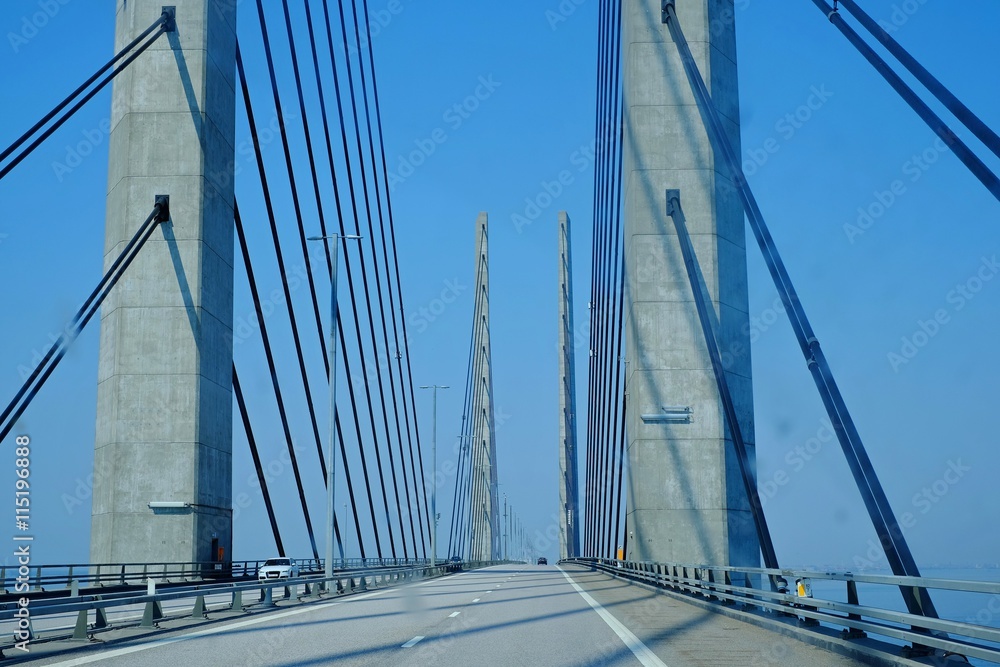 Fototapeta premium The longest bridge in Europe