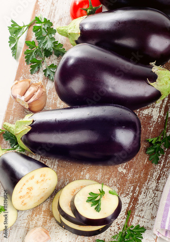 Fresh Eggplants
