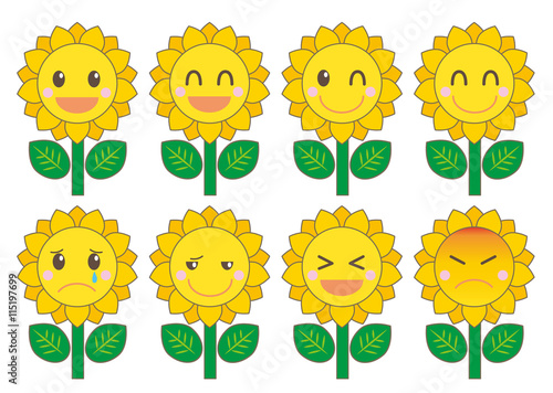 ひまわり表情セット