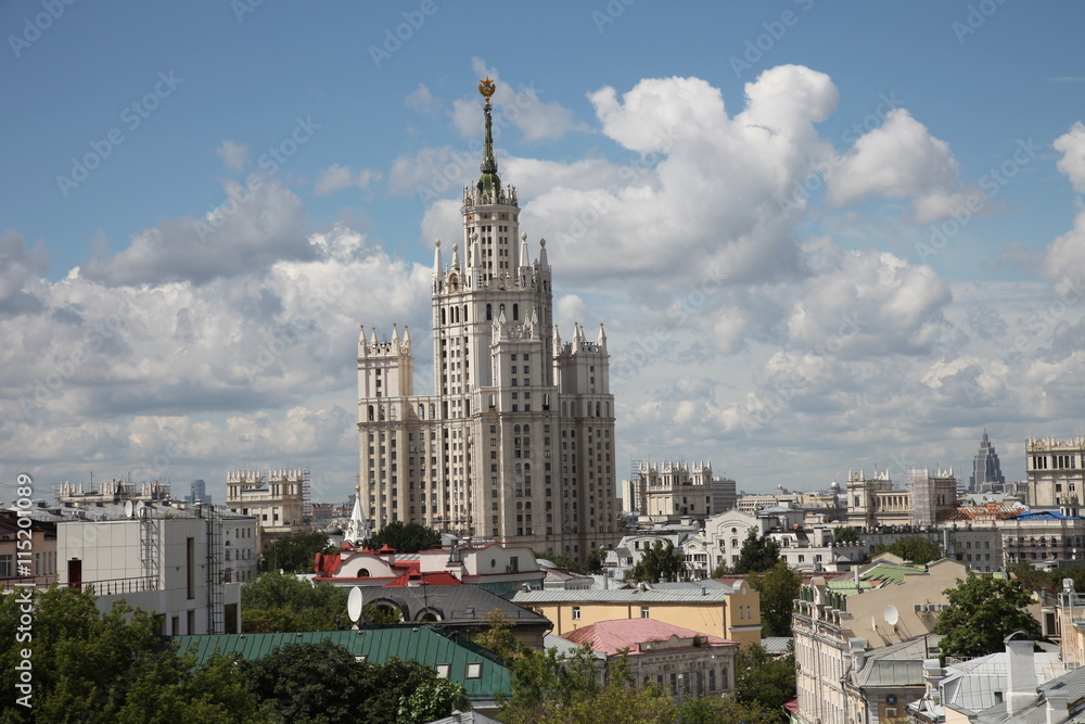 Moscow city center views