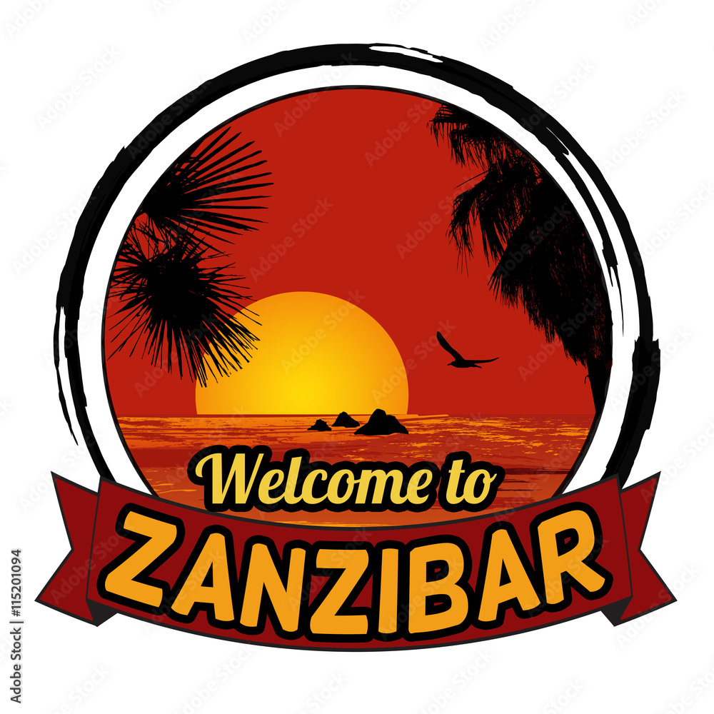 Welcome to Zanzibar sign