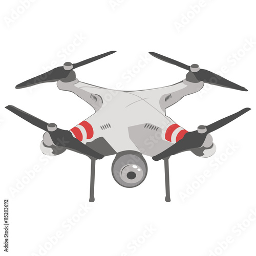 drone logos, badges, emblems and design elements. Quadrocopter store, repair & service logotypes.