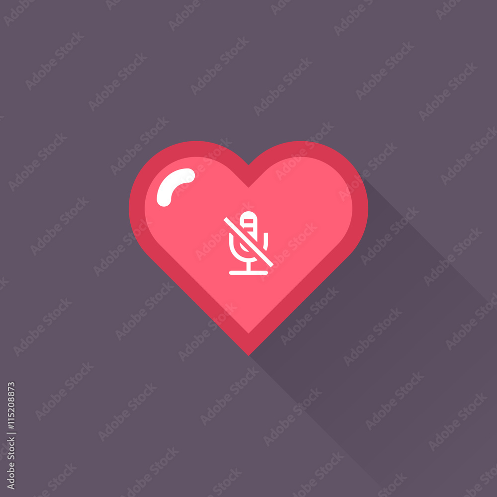 Vector Heart & conceptual icon Vector Heart & conceptual icon