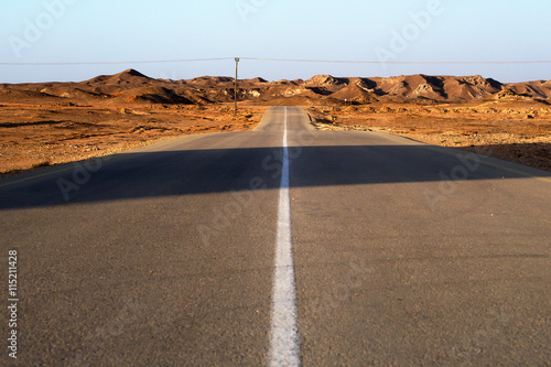 Road to a new viewpoint near Shuwaymiyah, Dhofar region, Sultanate of Oman photo