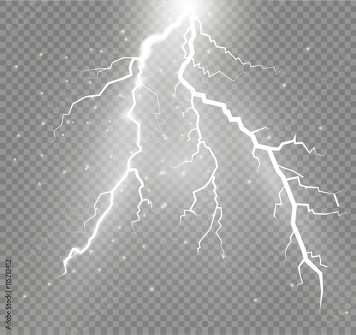 Vector Sparks.vector electrical and star.on a transparent background