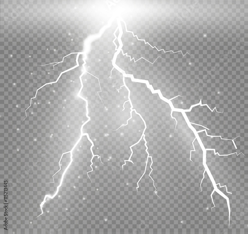 Vector Sparks.vector electrical and star.on a transparent background