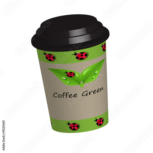 A coffee cup with the words coffee to go