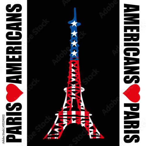 Paris - Tour Eiffel - Americans