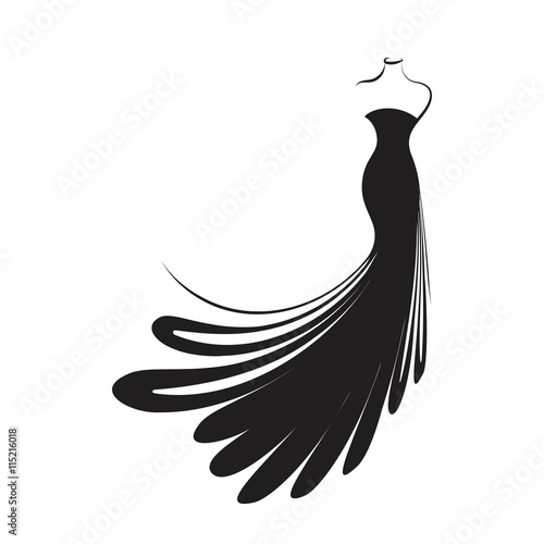 dummy dress hand drawing illustration vector