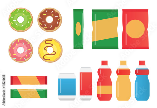 Drink bottles beverage packaging plastic bottles and cans