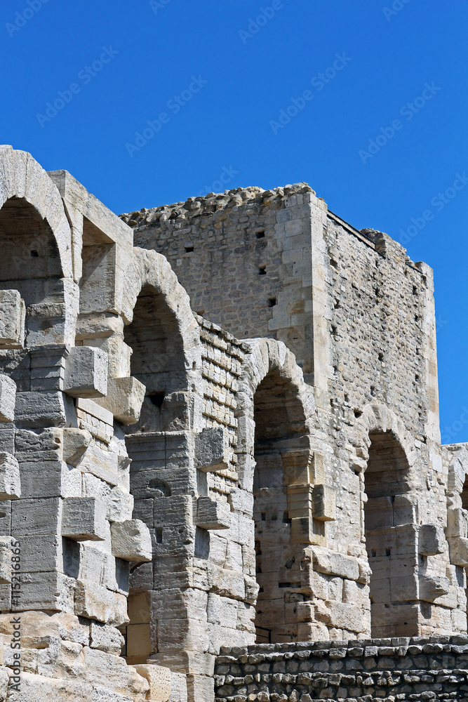 Roman Amphitheatre in Arles - Southern France