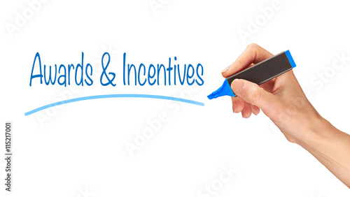 Awards & Incentives, Induction Training headlines concept.