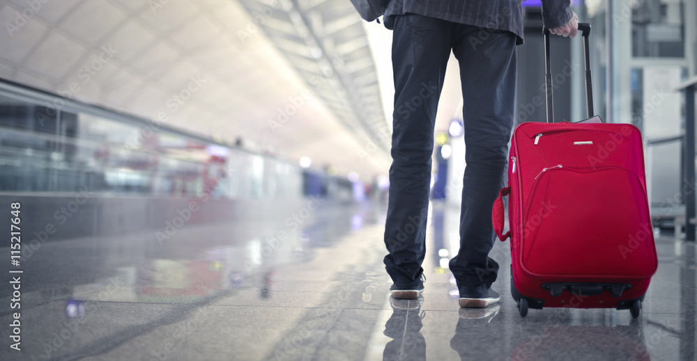 Fototapeta premium man at the airport