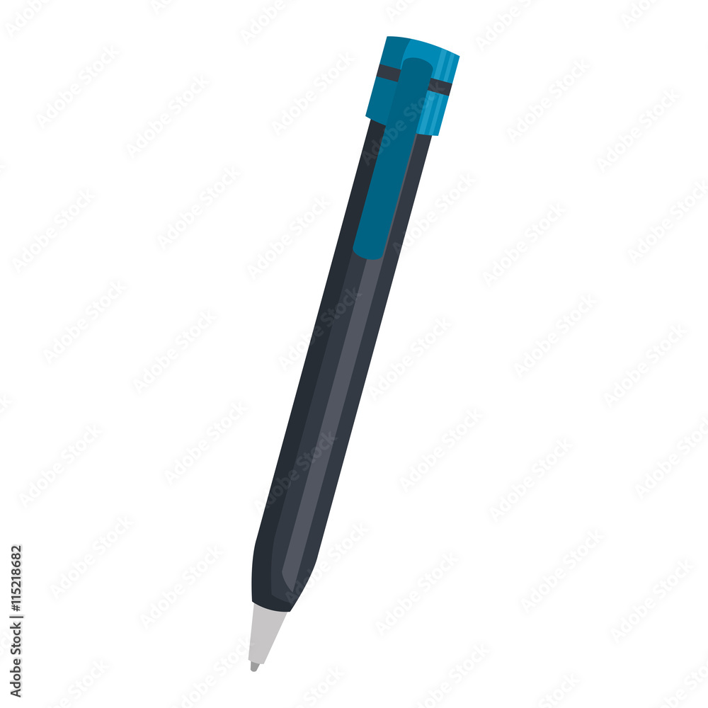 Office pen isolated pen icon, vector illustration graphic. Office pen isolated pen icon, vector illustration graphic.