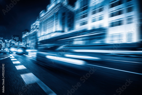 car driving on road in city