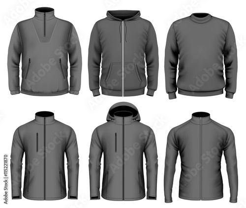 Collection of men clothes